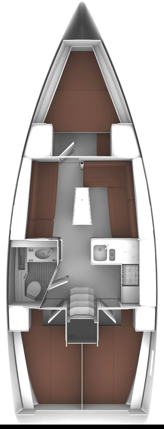 Bavaria Cruiser 37 między profesjonalistami a osobami prywatnymi w Pula