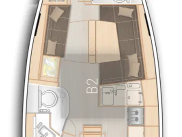 Wynajem łodzi Flensburg tanio Hanse 388
