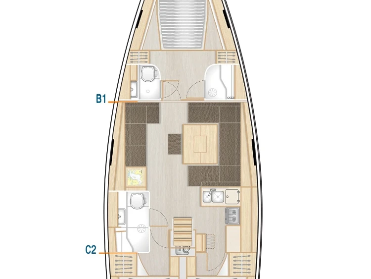 Wynajem w Heiligenhafen- Hanse Hanse 458 na SamBoat