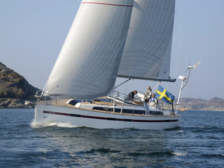 Wynajem Żaglowiec Najad, Yachts of Sweden z patentem 