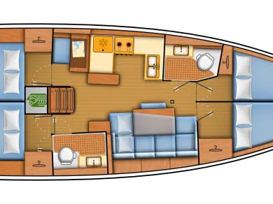 Wynajem łodzi Jeanneau Sun Odyssey 440 w Biograd na Moru na SamBoat 