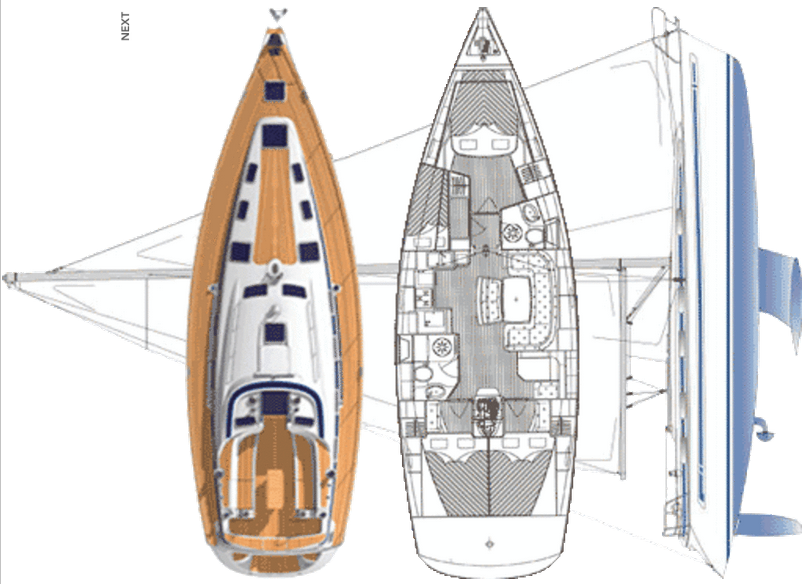 Wynajem Żaglowiec w Lefkáda - Bavaria Cruiser 46