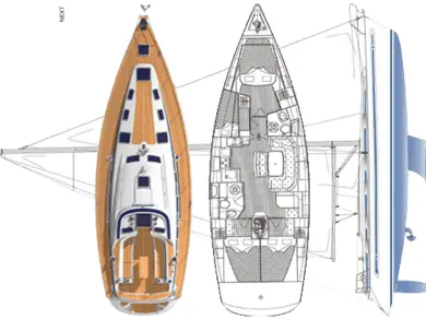 Wynajem Żaglowiec w Lefkáda - Bavaria Cruiser 46