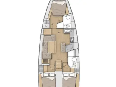 Wynajem łodzi Lefkáda tanio Oceanis 40.1