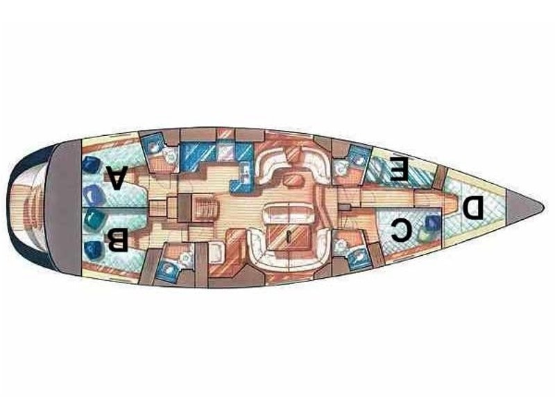 Jeanneau Sun Odyssey 54 DS między profesjonalistami a osobami prywatnymi w Gouvia