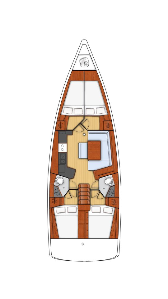 Wynajem łodzi Lefkáda tanio Oceanis 45