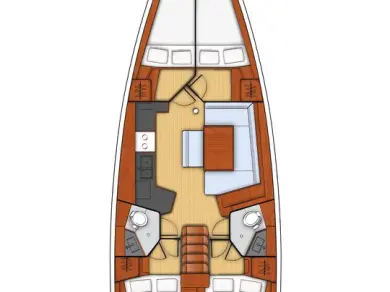 Wynajem łodzi Lefkáda tanio Oceanis 45