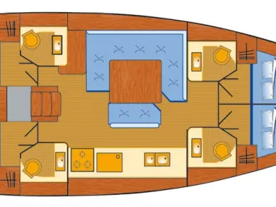 Wynajem łodzi Palma de Mallorca tanio Sun Odyssey 479