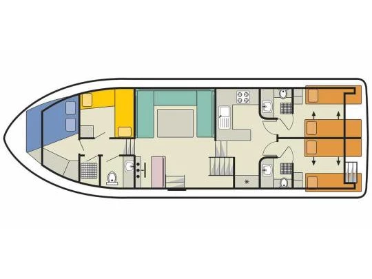 Le Boat Classique Star między profesjonalistami a osobami prywatnymi w Homps